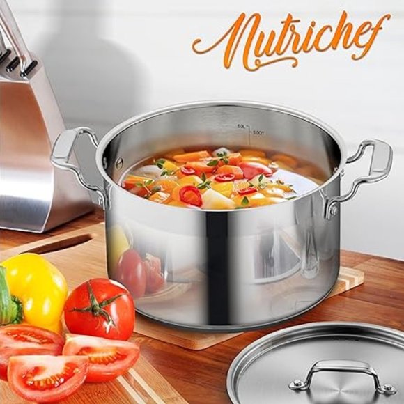 5-Quart Stainless Steel Stockpot ( new with box) - Picture 2 of 7